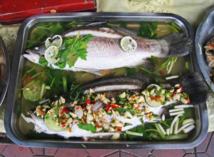 Тайская национальная кухня. Рыба.