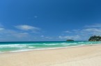 The beach