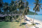 Private beach
