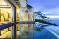 Sea View Pool Villa at night